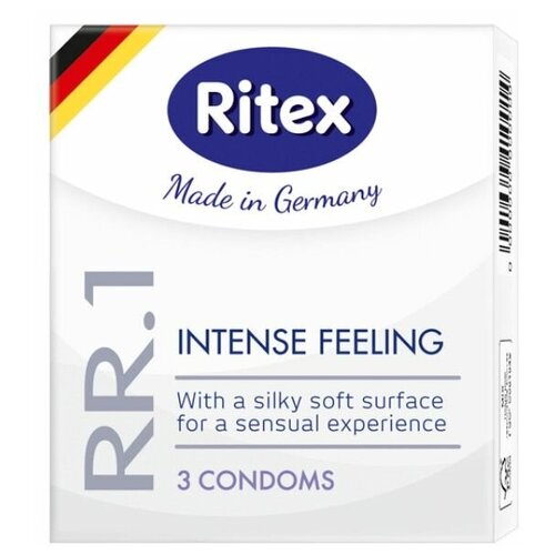 Классические презервативы RITEX INTENSE FEELING - 3 шт.