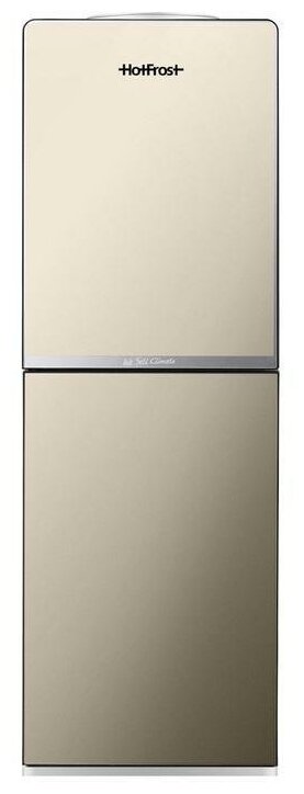 Кулер для воды HotFrost V250ce Gold, нагрев/охлаждение, 420/75 Вт, золотистый HotFrost 9318463 . - фотография № 1