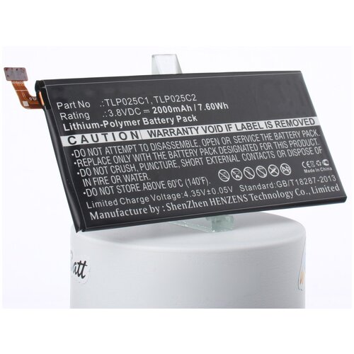 фото Аккумуляторная батарея ibatt 2000mah для alcatel ot-6045y, one touch pop 4 plus, ot-5056d, one touch pop 4+, ot-50560, ot-5056n, ot-5056o, ot5056w, ot-5056w