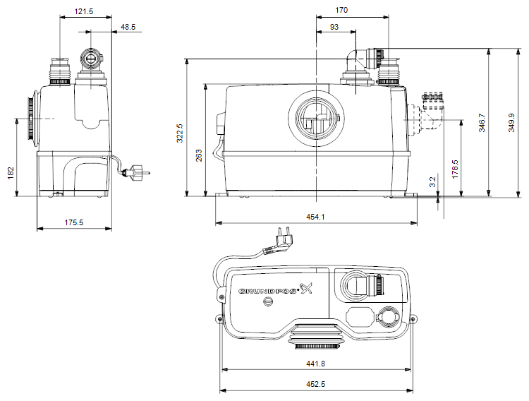 Канализационный насос Grundfos Sololift2 WC-1 - фотография № 7