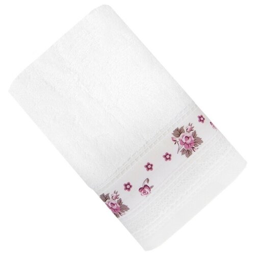 фото Tana home collection полотенце rozaliya цвет: белый (50х90 см) br41916