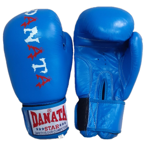 Боксерские перчатки из натуральной кожи Danata Star Dan Hill 10 oz синие