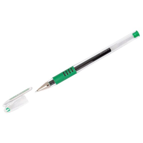 Ручка гелевая Pilot "G-1 Grip" зеленая, 0,5мм, грип, 12 шт. в упаковке
