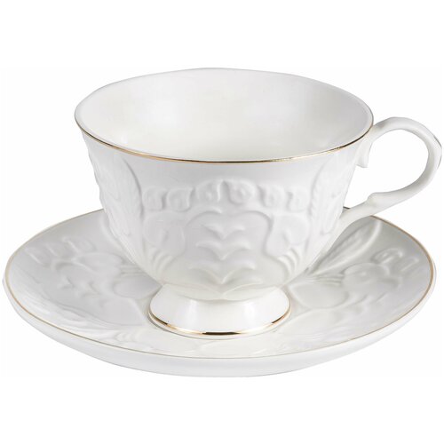 фото Набор чайный / чашка с блюдцем грация "актея" 220 мл 2 предмета balsford