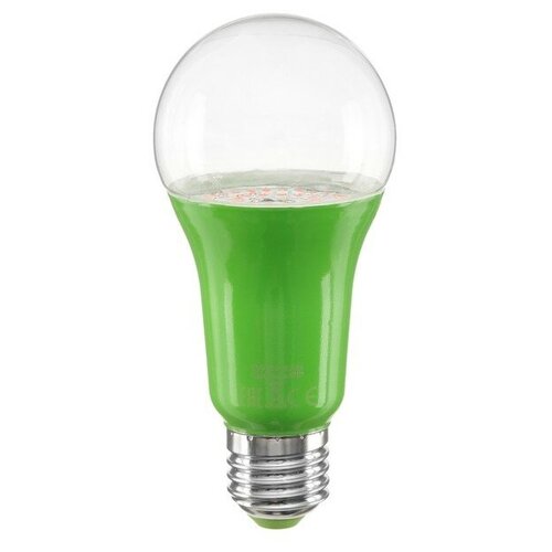 Лампа светодиодная для растений Uniel, А60, Е27, 15 Вт, спектр для рассады и цветения Uniel 4773264 .