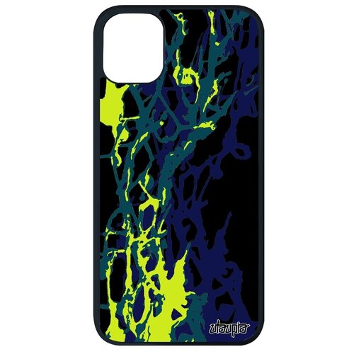 фото Чехол для мобильного // apple iphone 11 pro max // "огонь" абстракт фон, utaupia, синий