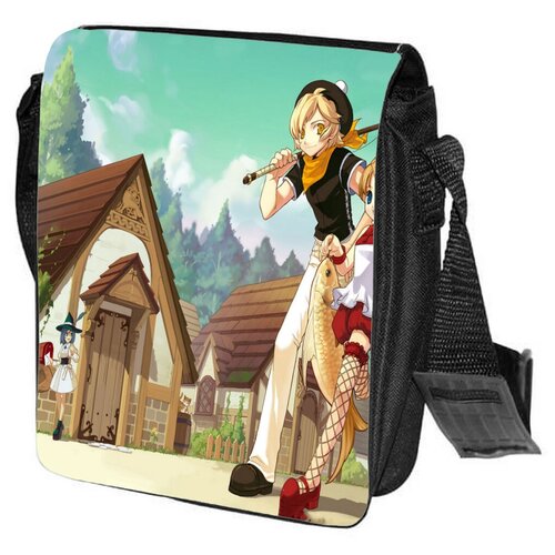 фото Сумка на плечо coolpodarok fantasy life mabinogi удочка рыбалка рыба аниме