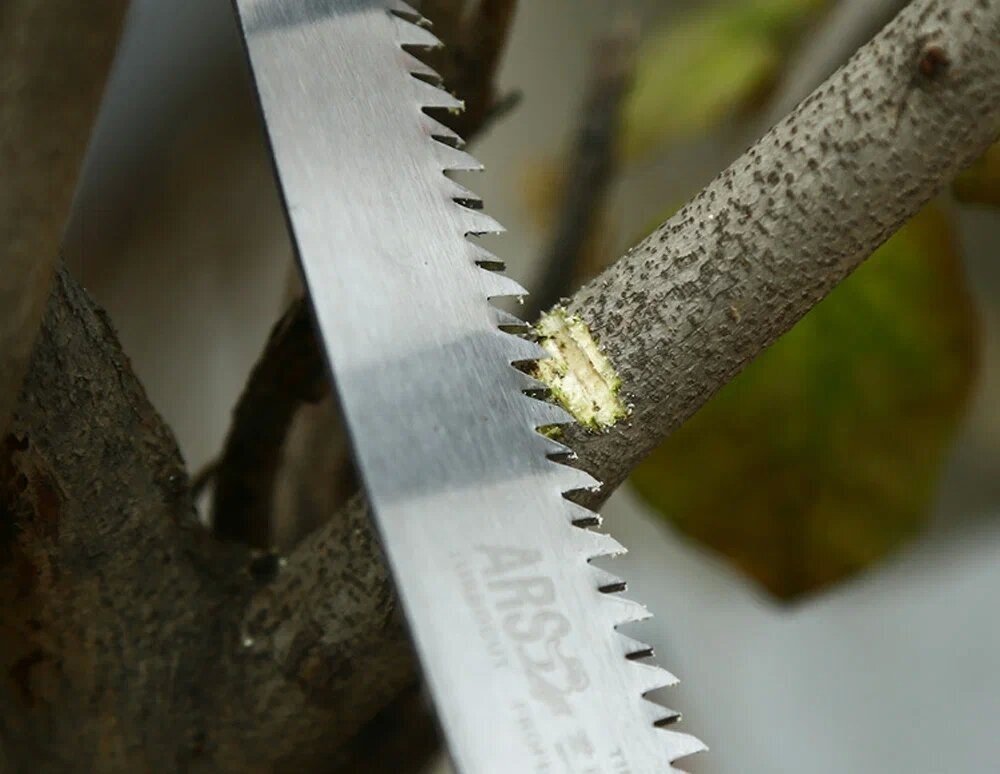 Пила садовая ручная Серповидная садовая ножовка для веток - фотография № 3