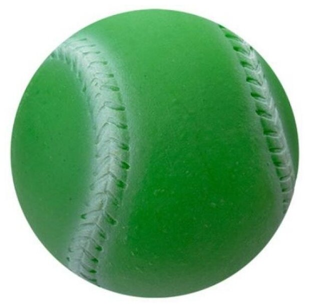 Yami-Yami Игрушка Мяч теннисный для собак, 7.2 см, зеленый - фотография № 1