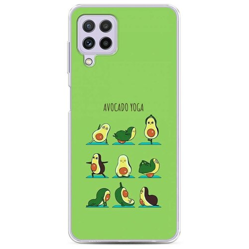 фото Силиконовый чехол "авокадо йога" на samsung galaxy a22 / самсунг галакси a22 case place