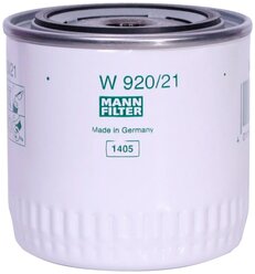 Масляный фильтр MANN FILTER W920/21