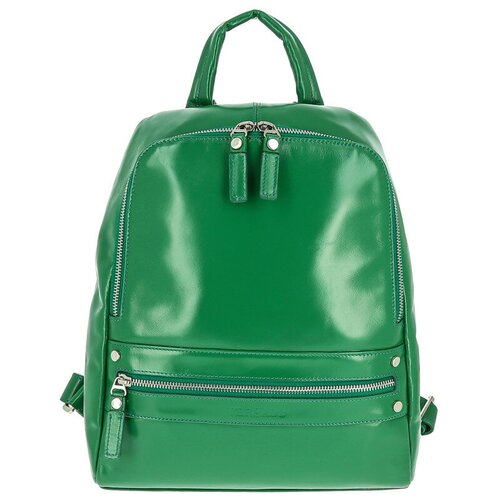 Женский кожаный рюкзак Versado VD170 green