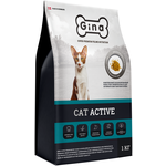 Gina ХИТ! Gina cat active denmark (корм для взрослых выставочных и активных кошек) - изображение