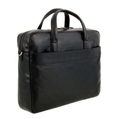 фото Мужская кожаная бизнес-сумка sergio belotti 9485 milano black