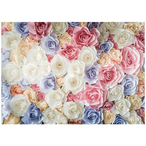 Красивый цветочный фон - Виниловые фотообои, (211х150 см)