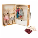 Игровой набор Moulin Roty LA GRAND FAMILLE чемоданчик-гардероб 632401 - изображение