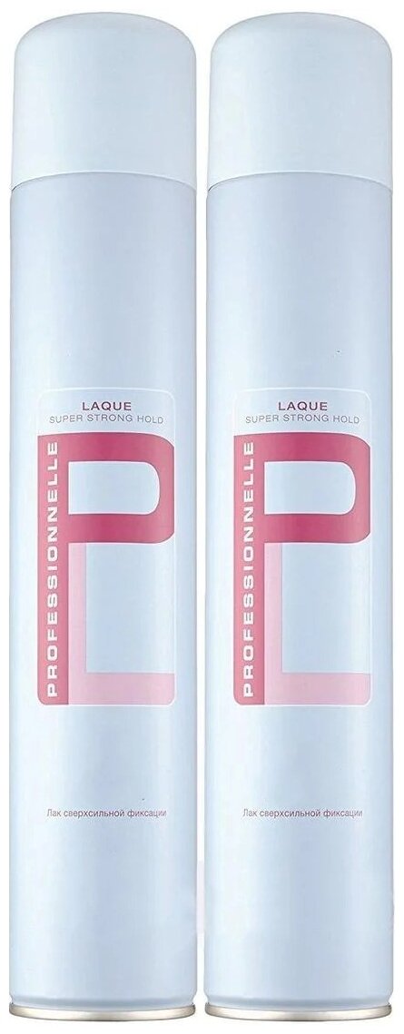 Schwarzkopf Professional лак для волос Professionnelle Laque Super strong hold, экстрасильная фиксация (2 шт.), 1000 г, 500 мл