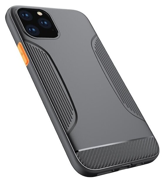 Чехол силиконовый для IPhone 11 Pro, Warrior Series TPU, HOCO, черный