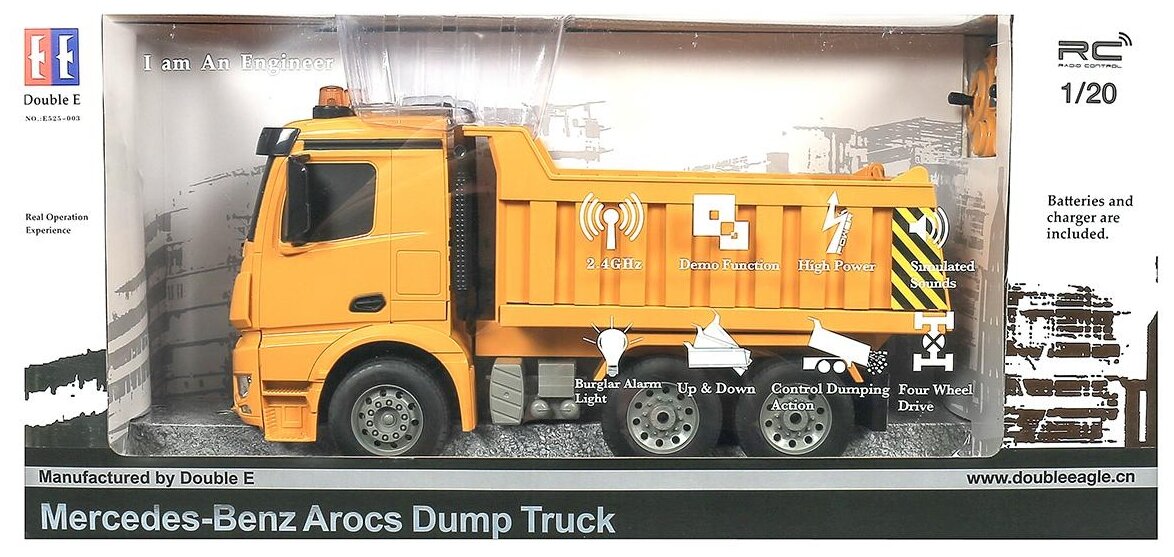 Грузовик Double Eagle Mercedes-Benz Arocs E525-003 1:20 36