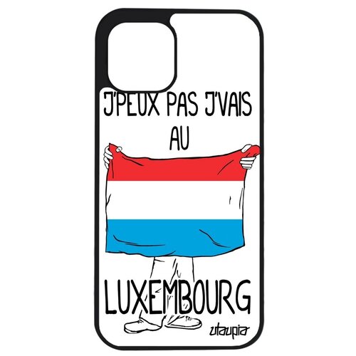 фото Защитный чехол для // iphone 12 pro max // "еду в люксембург" флаг государственный, utaupia, белый