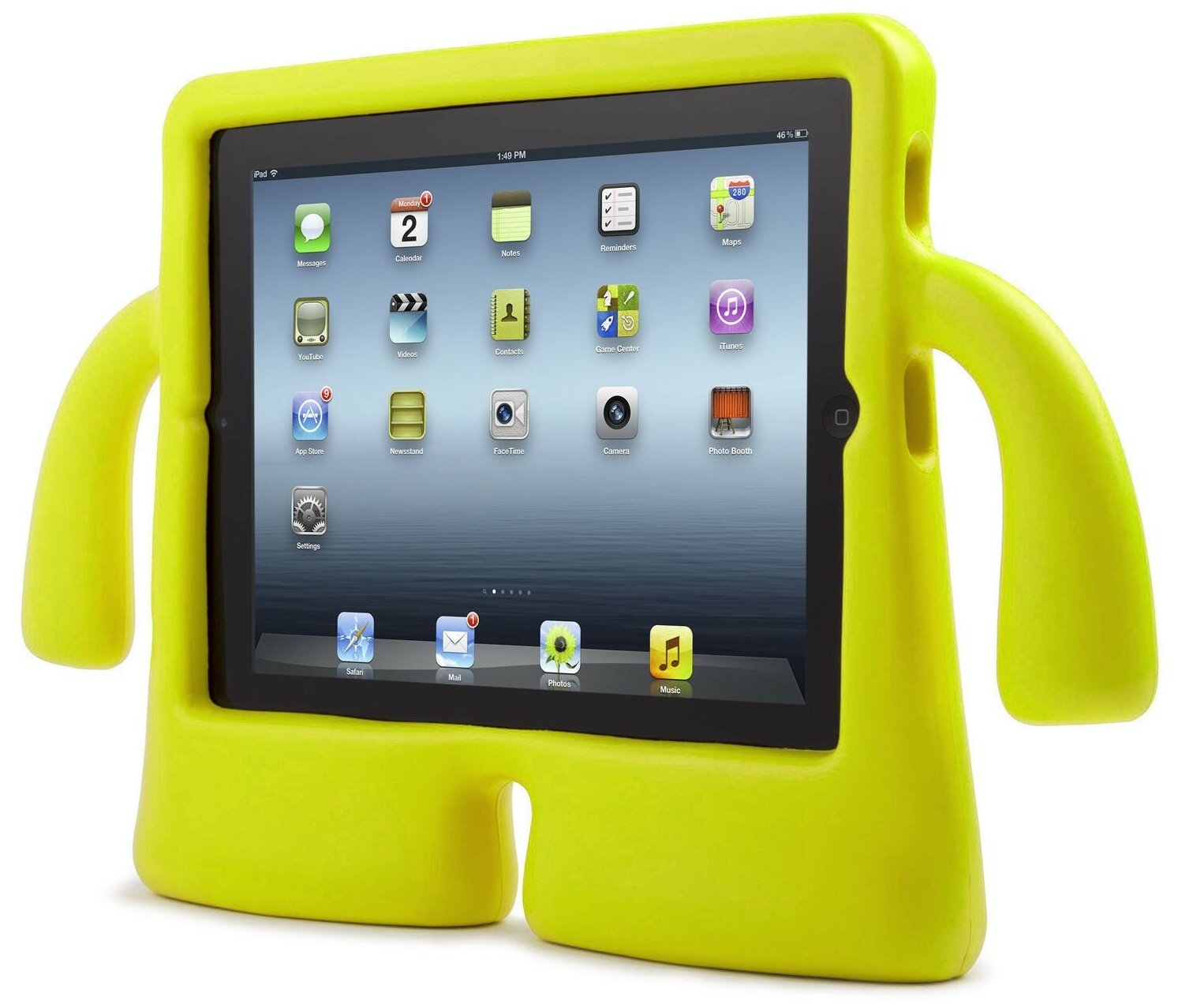 Детский чехол "Happy Hands" для iPad 2/3/4 желтый