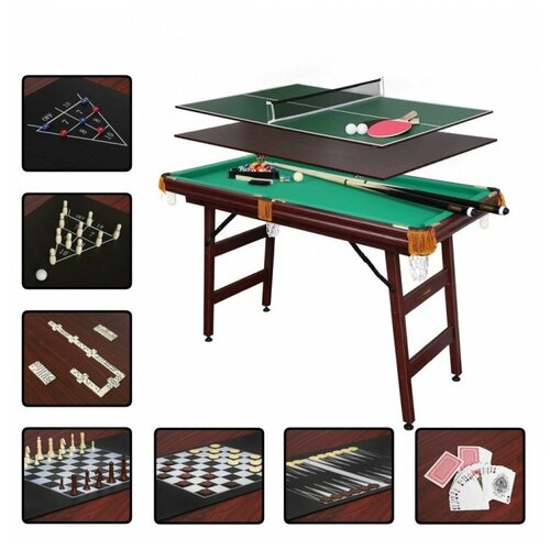 Мини-бильярд FRT-4R 9 в 1 русский бильярд 4 фута трансформер