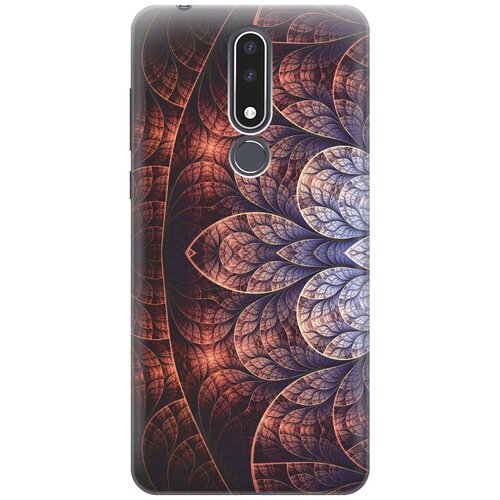 фото Re:paчехол - накладка artcolor для nokia 3.1 plus с принтом "умиротворенность"