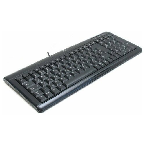 Клавиатура Logitech Ultra-Flat Mako Keyboard, PS/2+USB, черная, проводная