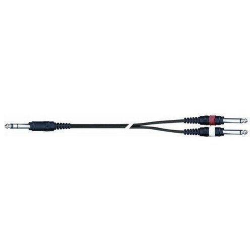 Кабель аудио 1xJack - 2xJack QUIK LOK SX4-2,5K 2.5m кабель quik lok sx 30 3k компонентный 3 м