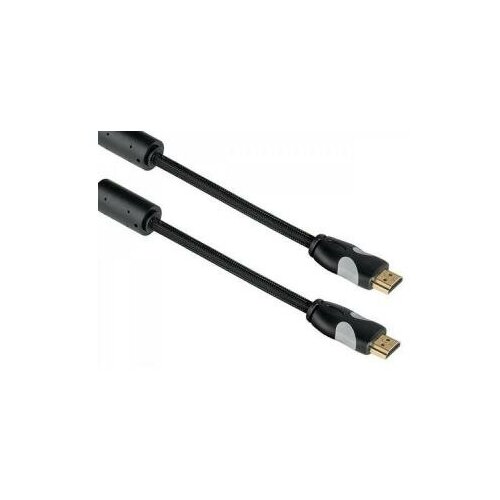 Кабель аудио-видео Thomson High Speed, HDMI (m) - HDMI (m) , 3м, GOLD, ф/фильтр, черный [00132107]