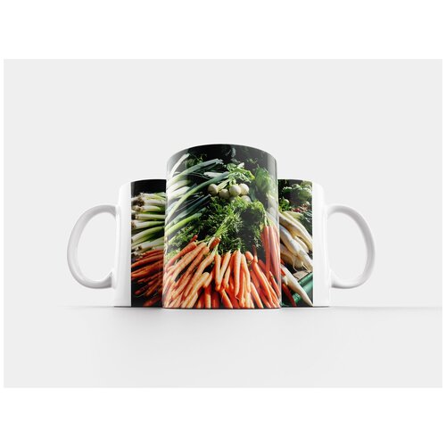 фото Кружка "отметка, рынок свежие овощи, овощи" 320 мл lotsprints