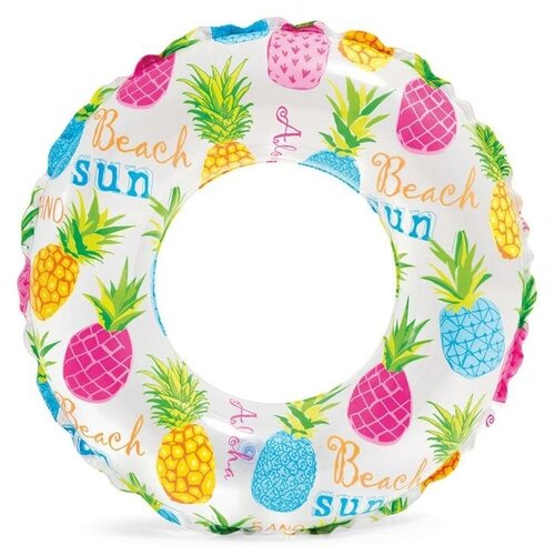 Круг надувной Lively Print Swim Rings(3-6лет) 51 см. 3 в.