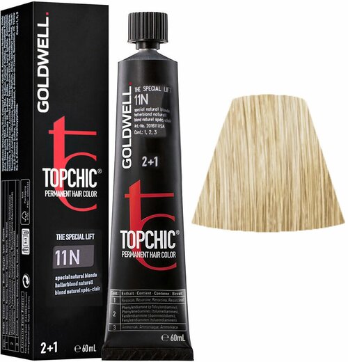 Goldwell Topchic стойкая крем-краска для волос, 11N белокурый натуральный