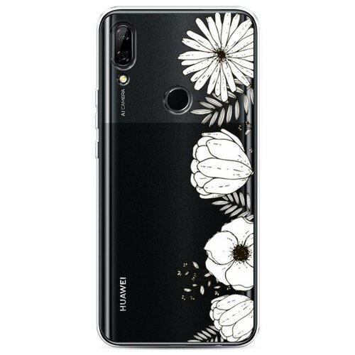 фото Силиконовый чехол "цветочное поле графика" на huawei p smart z / хуавей п смарт z case place