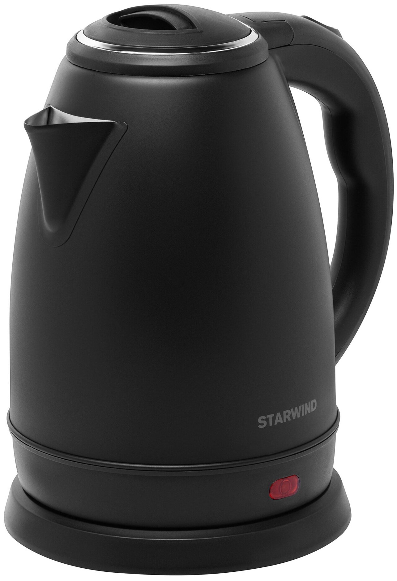Чайник электрический Starwind, электрочайник, чайник из нержавеющей стали, электрический чайник черный, домашний чайник - фотография № 8