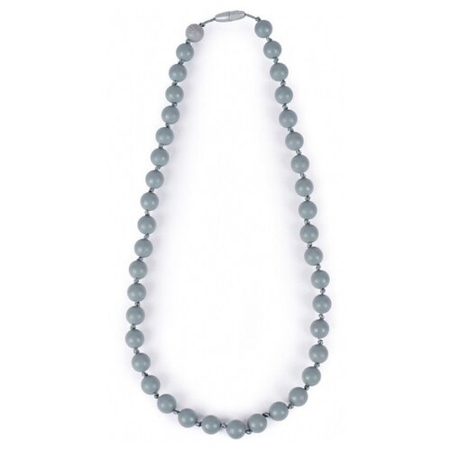 фото Слингобусы itzy ritzy teething happens round bead necklace gray