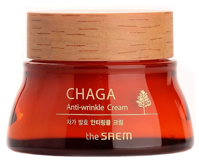 Крем для лица антивозрастной The Saem Chaga Anti-Wrinkle Cream 60мл - фото №1