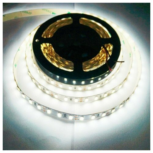 фото Мега яркая светодиодная лента smd 5630, 90 диодов/метр. люкс, 18 ватт/метр, 12 вольт. цвет: белый, ip33. катушка 5 метров. clever-light
