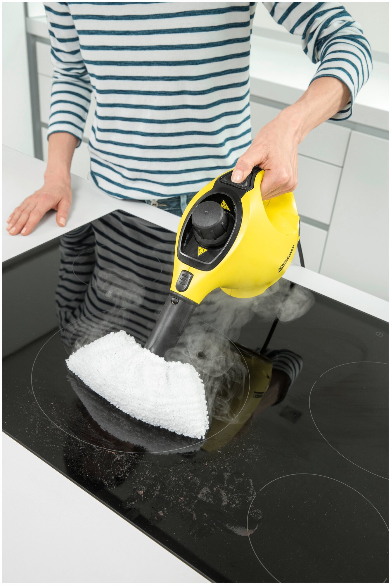 Пароочиститель ручной KARCHER SC 1 EasyFix, желтый [15163320] - фото №5