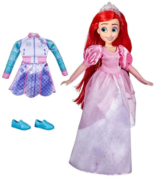 Кукла Hasbro Disney Princess Comfy Squad Комфи Ариэль, F23665X0 сиреневый