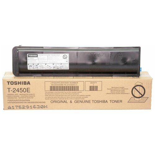 Тонер Toshiba для e-STUDIO223/243/195/225/245 (25000 стр.), T-2450E тонер toshiba для e studio223 243 195 225 245 25000 стр t 2450e