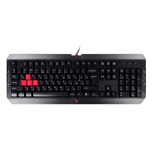 Клавиатура A4Tech Bloody Q100 черный USB Multimedia for gamer 244500₽