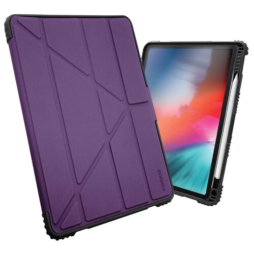 Противоударный защитный чехол BUMPER FOLIO Flip Case для Apple iPad Air 10.5/iPad Pro 10.5, сиреневый