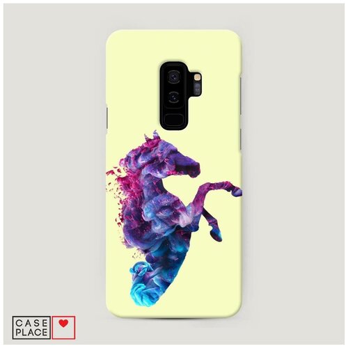 фото Чехол пластиковый samsung galaxy s9 plus лошадь арт 1 case place