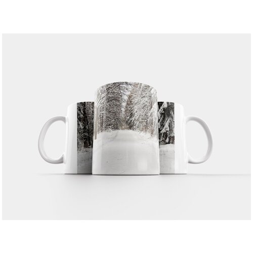 фото Кружка "лес, снег, зима" 320 мл lotsprints