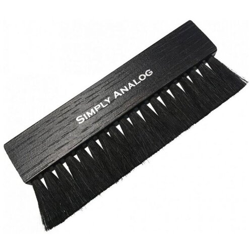 Щетка для пластинок Simply Analog (SAWC002) Vinyl Record Brush Black щетка для пыли simply analog sawc002 для чистки виниловых пластинок