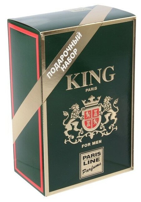 Пена+тв KING пена д/бр 200ml+edt100ml муж