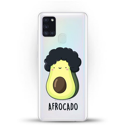 фото Силиконовый чехол афрокадо на samsung galaxy a21s andy & paul