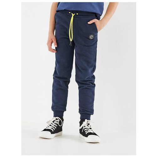 фото Брюки для мальчиков mexx; цвет navy; р. 134-140
