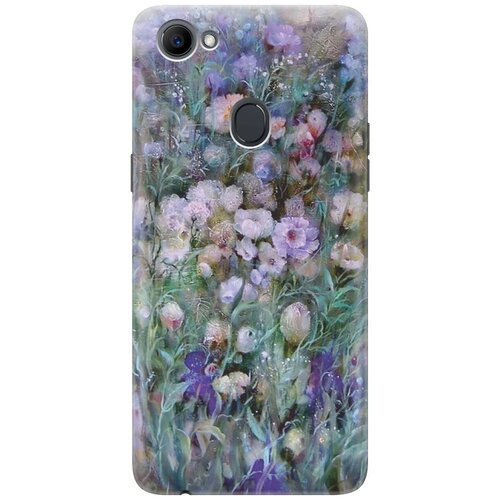 фото Re:pa накладка transparent для oppo f7 с принтом "сиреневое поле"